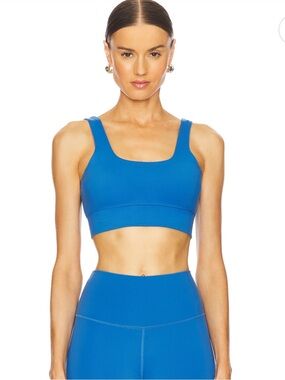 Varley Freesoft Cori Bra in High Tide Blue
